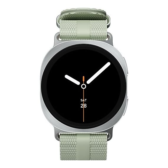 Galaxy Watch 8 | 40 мм | Silver | Athleisure/Sage | M/L, Тип ремешка : Athleisure, Размер корпуса : 40 мм, Цвет: Silver, Цвет ремешка: Sage, Размер ремешка : M/L, Подключение часов : Bluetooth / Wi-Fi, изображение 3